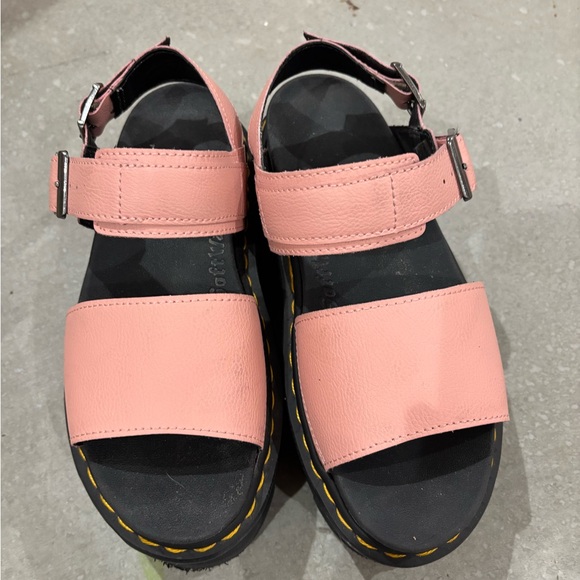 Dr. Martens Shoes - Doc Martens pink Voss platform sandals